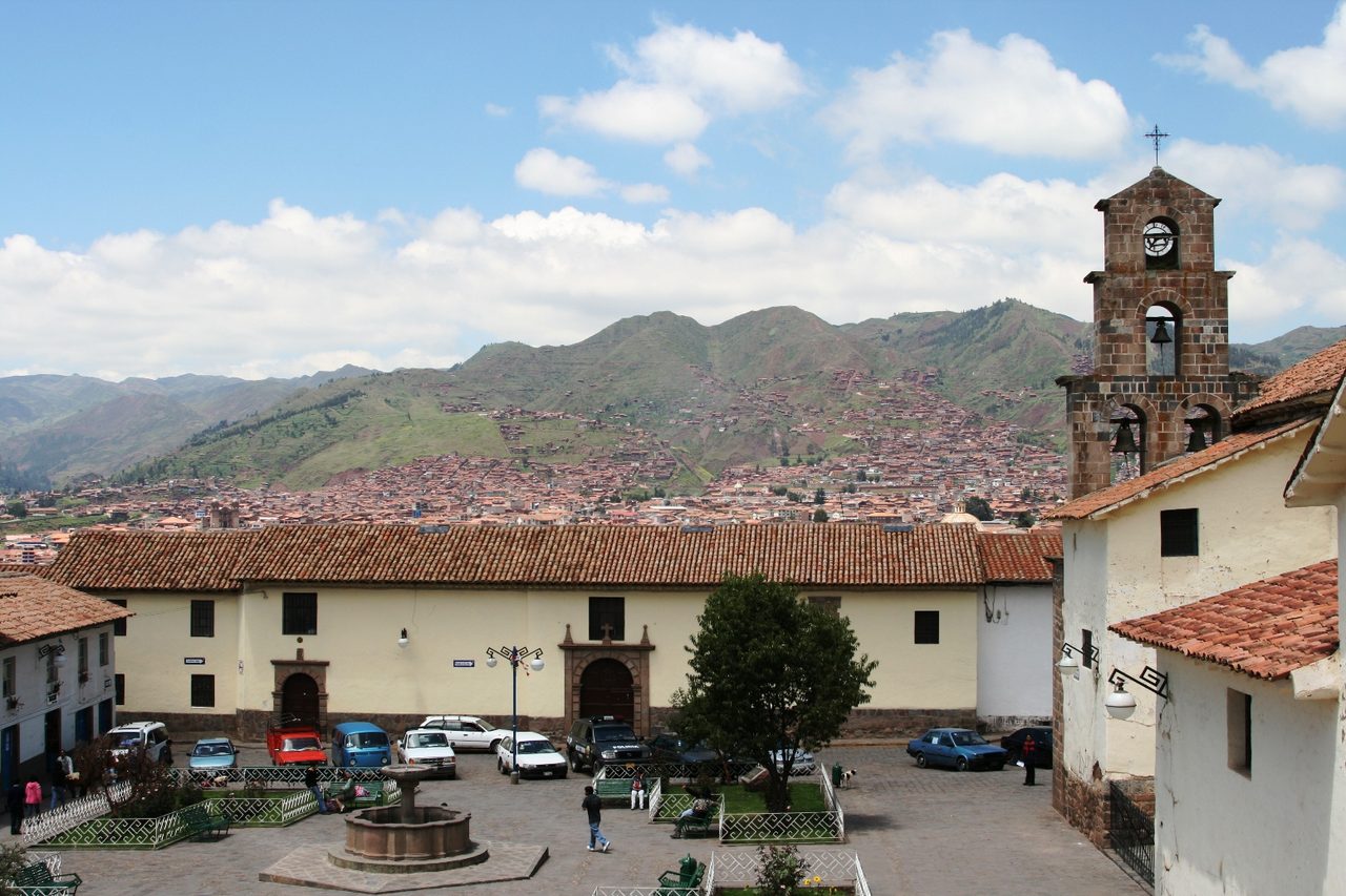 Plazoleta San Blas in Cusco, heart of the hillside hotel neighborhood