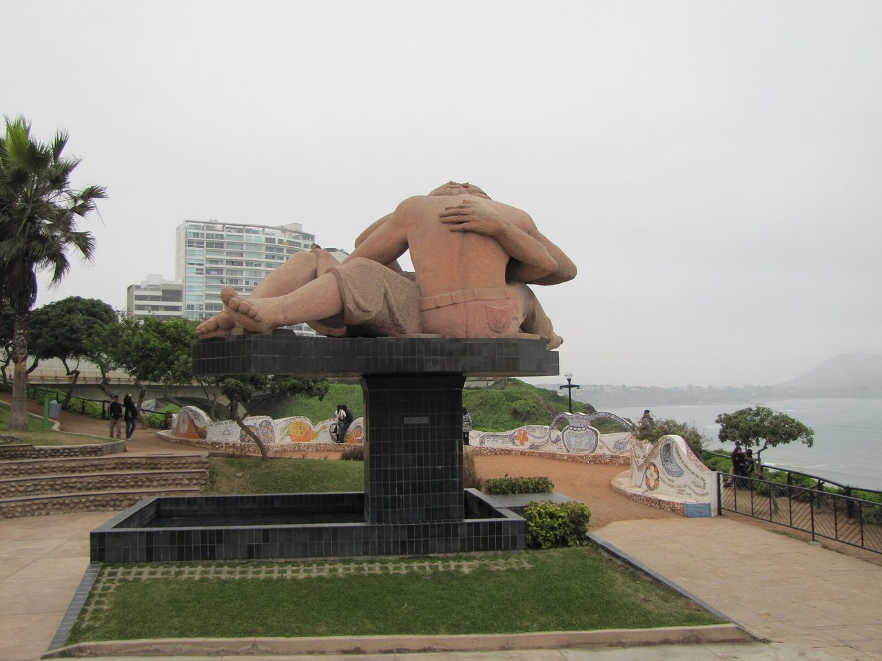 Parque del Amor on the Miraflores cliffs in Lima