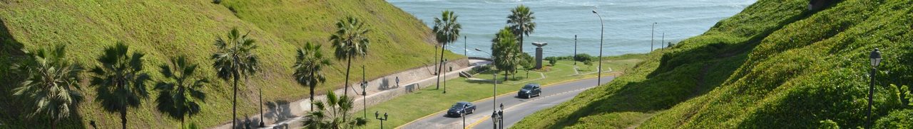 The cliffs of Miraflores in Lima, where most Peru itineraries begin