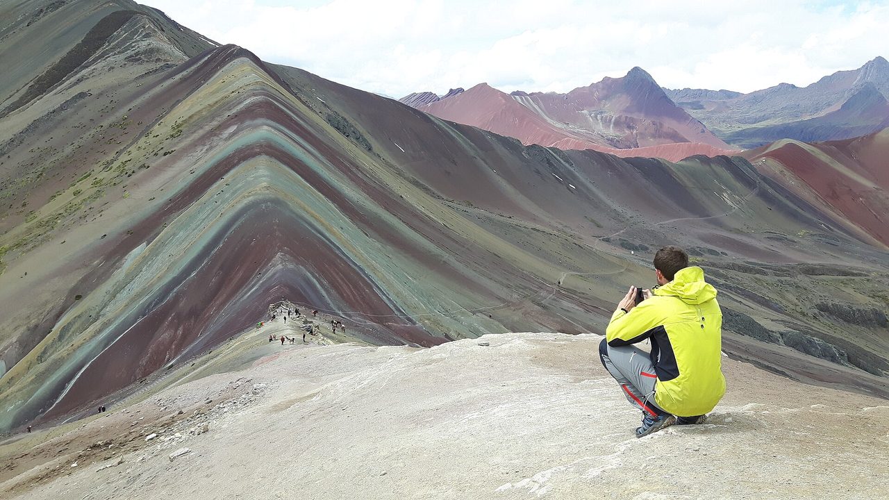 Rainbow Mountain near Cusco, best visited in the clear dry months