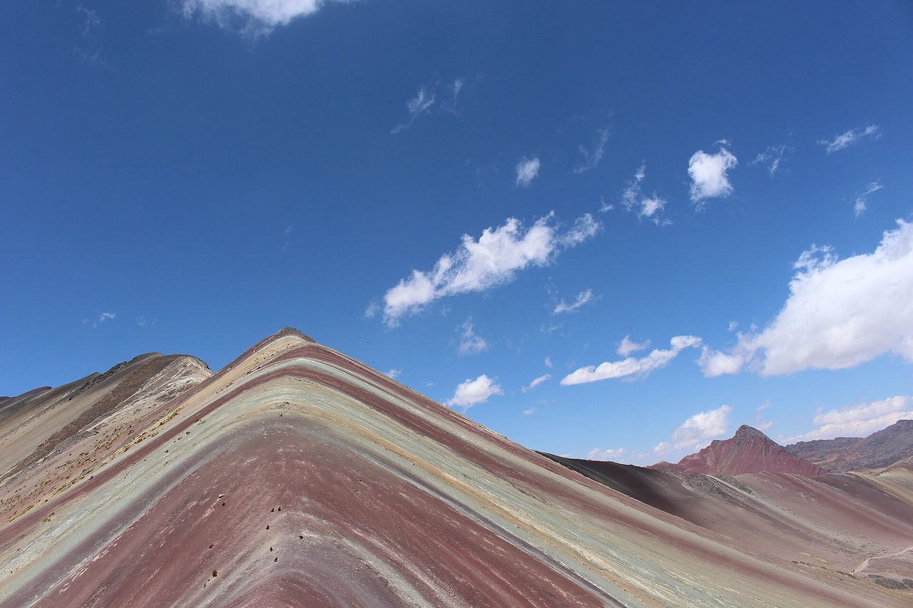 Rainbow Mountain (Vinicunca) near Cusco sits at over 5,000 m - altitude you need to respect