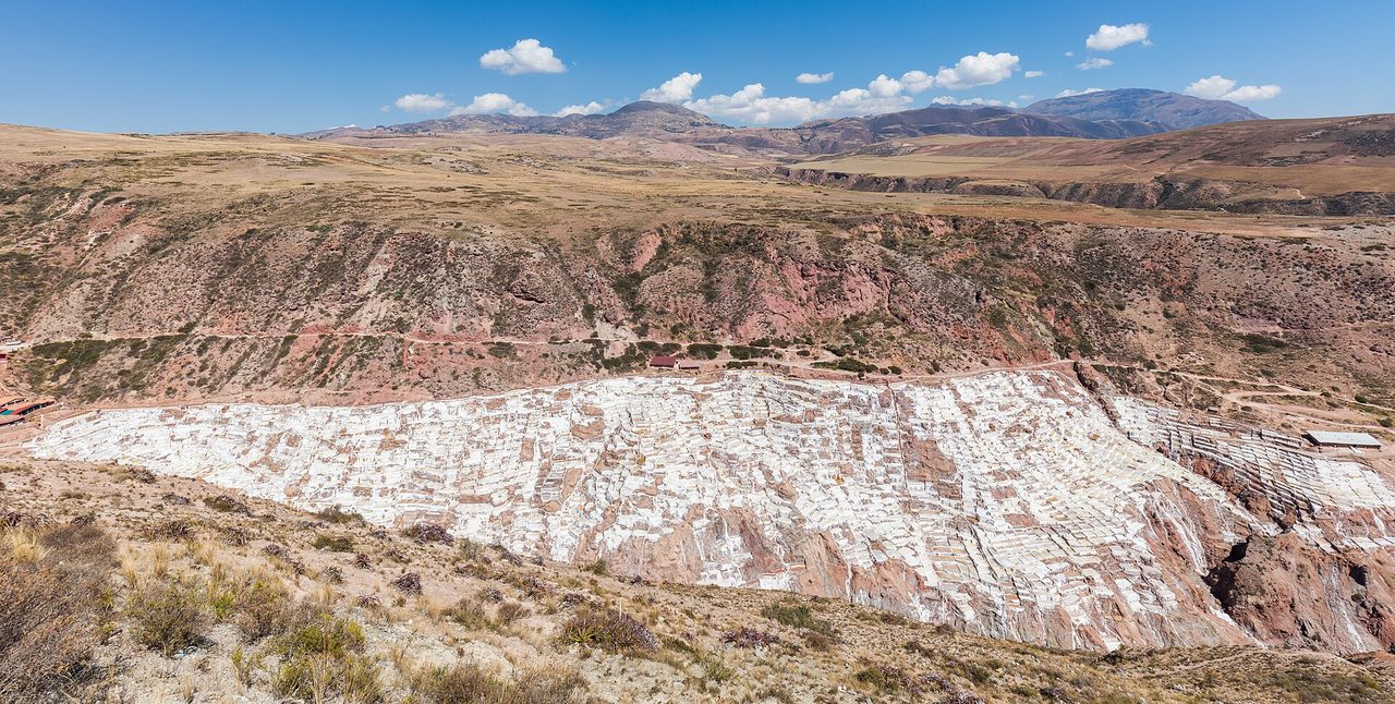 The thousands of salt pools at the Maras salt mines