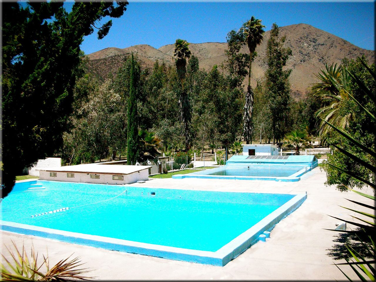 The thermal pools that give Aguas Calientes its name